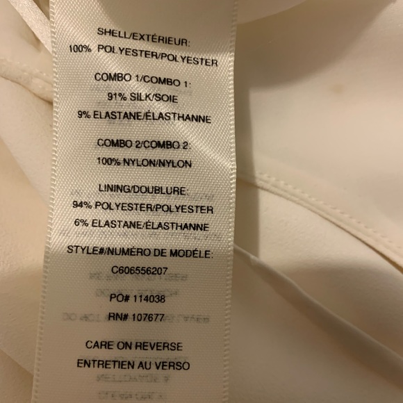 Alice & Olivia White Ivory Lace Silk Slip Sundress - Picture 8 of 9